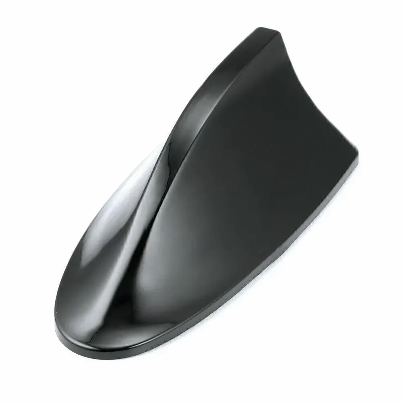 Universal Car Shark Fin Antenna Auto Radio FM/AM Signal Aerial Roof Black UK 5