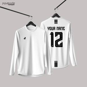 [Free Name and Number Customization Within 12 Hours] New Fashion Football Jersey Team Sportswear, Customizable 3D Printing Men's and Women's Outdoor Long-sleeved Tops