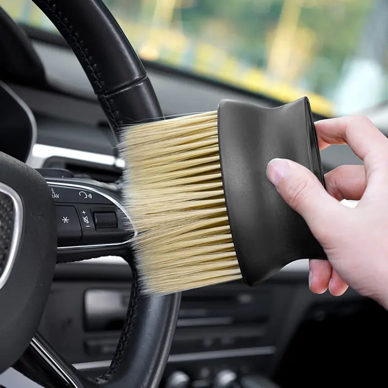 1 PCSDust Removal Brush Air Conditioning Outlet Car Wash Dust Collector Large Brush with Good Elasticity Cleaning Accessories 2