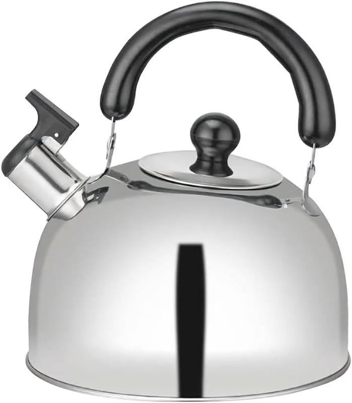 Ram 3L Heavy Duty Camping Whistling Kettle Camping Kettle for Gas Stove Travel Camping Holiday Portable Teapot Kettle 3 litres 7