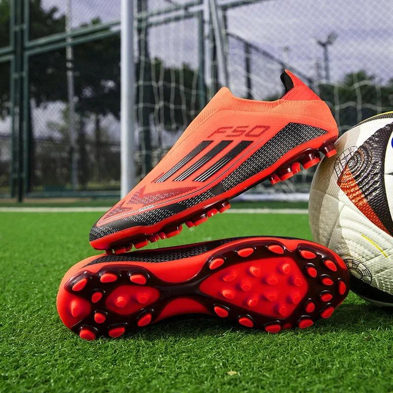 Product Introduction of Men's Football Shoes with Long Nails for Grass Training And Competition Sports Shoes for Boys Girls Students Adults 8
