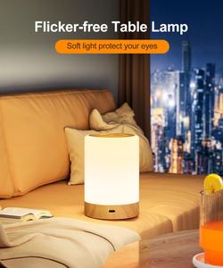 teacup lamp Nursery Night Light for Baby, Touch Dimmable Bedside Lamp with RGB Color Changing Mode, Rechargeable Table Lamps with Hook & Timer, 5 Modes, Memory Function, LED Night Lights for Kids, Bedroom [Energy Class A]