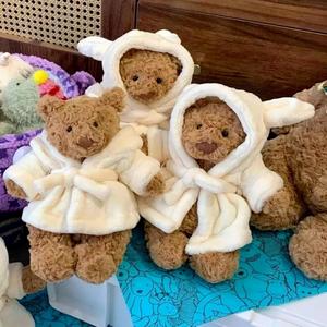 Bartholomew Bear Bathrobe for Kids with Plush Toy Bear - Perfect Gift Set Plushies