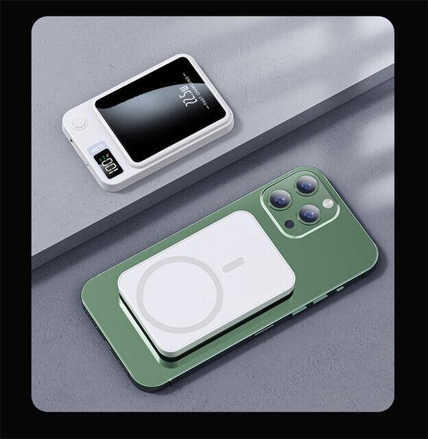 Magnetic Wireless Power Bank 12000mAh For Magsafe Battery Pack For iPhone 14 13 3