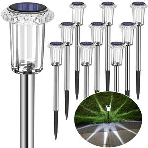 Solar Powered Outdoor Light Kit, Auto On/Off IP44 Waterproof LED Solar Garden Lights for Backyard Lawn Patio, Outdoor Lighting, Solar Pathway Lamp, Solar Street Lights, Outside Lights, Solar Ground Lights