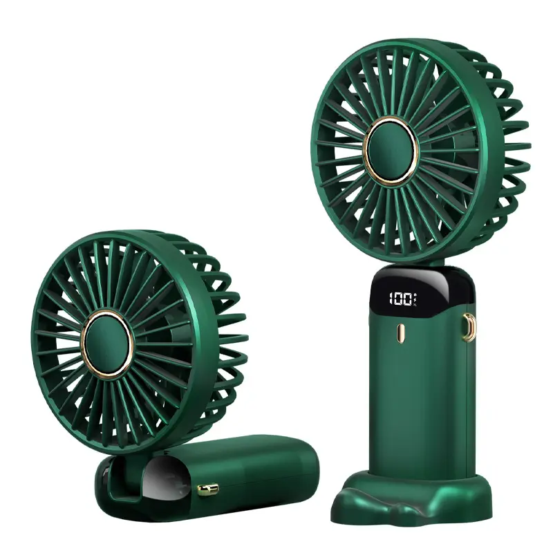 Mini Hand-held Fan Portable Folding Desk Fan Cooler Cooling USB Rechargeable UK air  purifier mini  fans 3