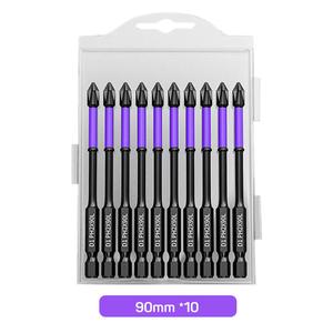 Impact Drill Bit Set, High Torque Hardness Drill Bit Set, Non-slip Impact Batch Head Bit Set, Strong Magnetic Cross Screwdriver Bits, Power Tool Accessories