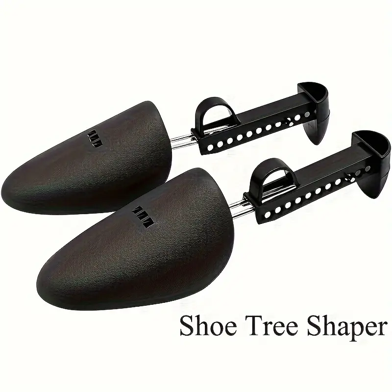2pcs Adjustable Plastic Shoe Stretchers for Men & Women - Black Boot Holder & Shoe Accessory with Metal Hooks, Compact Design for Easy Storage, Shoe Storage Footwear Bridal 5
