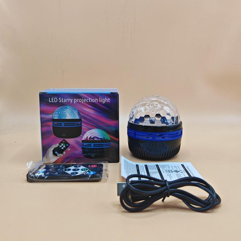 Starry Sky Projector Night Light, USB Powered Wave Projector Night Light with Remote Control, Decorative Light for Home Bedroom Party Festival, Gifts for Men 6