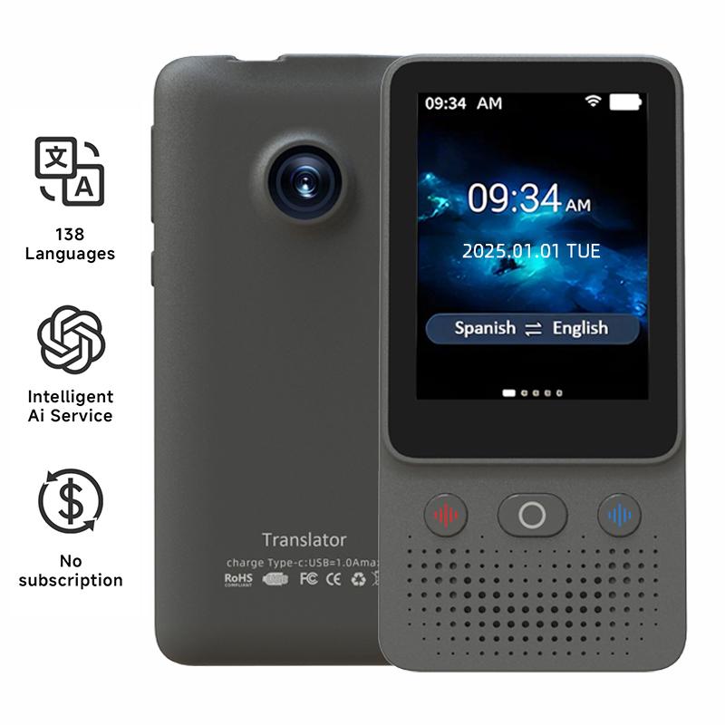 AI Language Translator Device T21 | 138 Languages, Real-Time Voice ...
