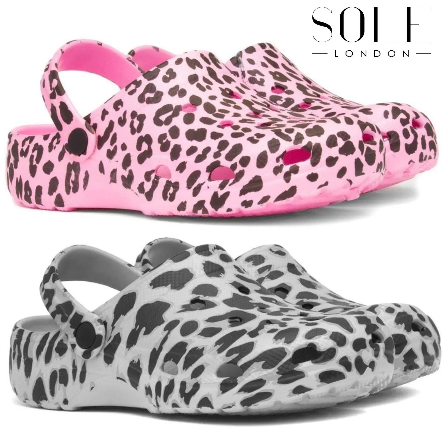 Kids Leopard Clogs Sandals for Girls and Boys - Perfect for Beach Holidays