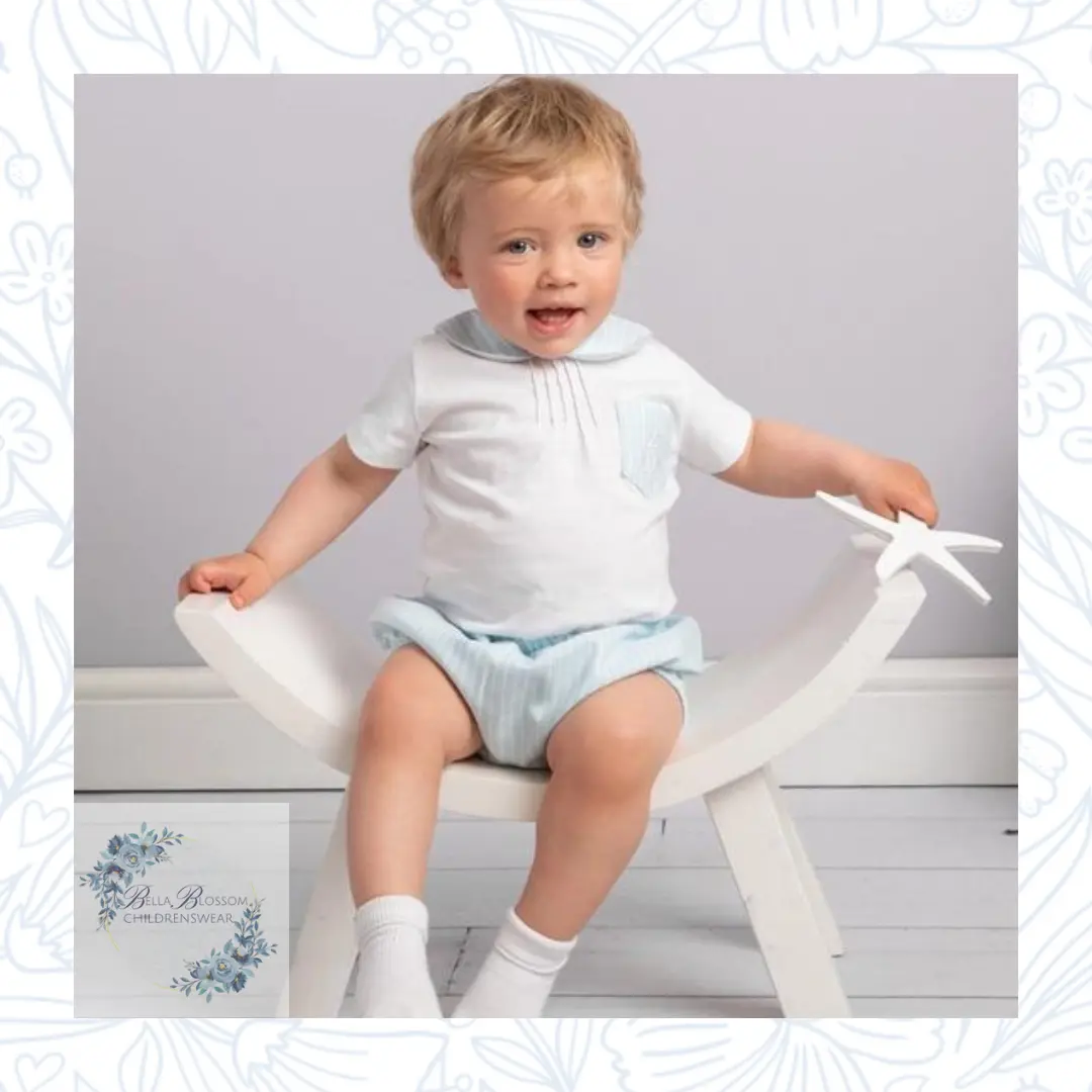Caramelo Striped Anchor Pocket Jam-Pant Set