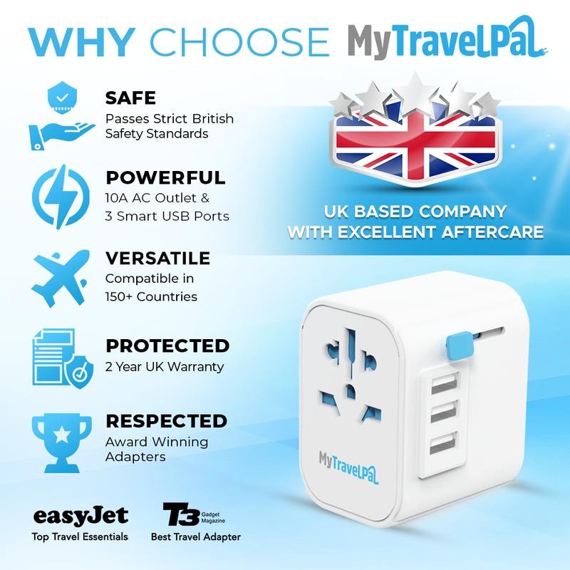 MyTravelPal® Pro: Universal Travel Adaptor 4