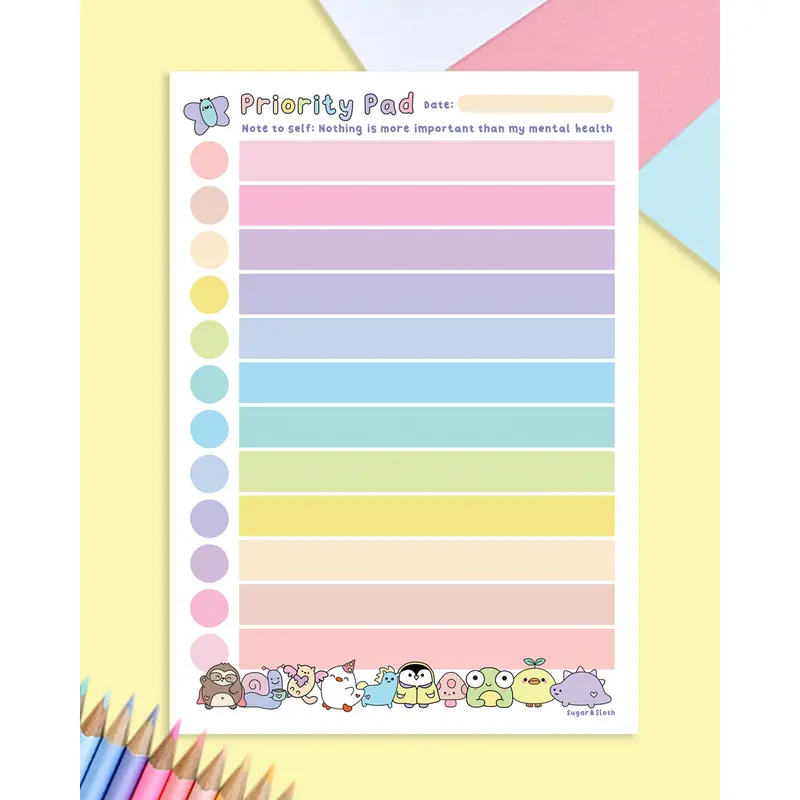 My A5 Priority Pad 0
