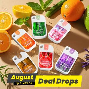 Portable Travel Hand Sanitizer Spray, Moisturizing Fruit Plant Scented Hand Sanitizer, Hand Cleaning Products for Women & Girls, Hand Sanitizer, Hydrating Hand Sanitizer, Moisturizing Hand Sanitizers