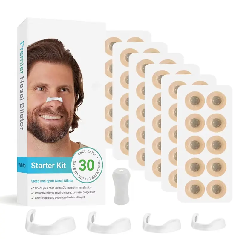 Magnetic Nasal Strips Kit - Improve Sleep Quality, Reduce Snoring, Boost Oxygen Intake - Nail, Manicure 1
