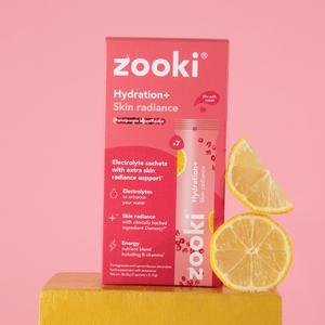 Starter Pack - Hydration+ Skin Radiance Electrolyte Sachets - High Strength Electrolytes with added Damasty, L-theanine, Vitamin C and B Vitamins for advanced hydration and skin radiance