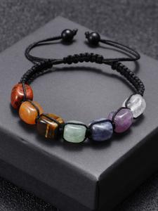 Natural Stone Bracelet, Adjustable Summer Outfits 2024 Accessories for Men & Women for Party, Daily Clothing Decor, Exquisite Jewelry for Birthday Gift