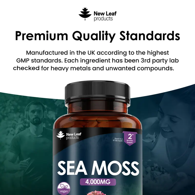 Sea Moss Tablets Extract High Strength 4000mg Supplement 4