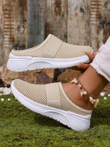 Women's Fashionable Mesh Breathable Lightweight Sneakers, Casual Comfortable Low Top Sock Sneakers, All-match Commuter Shoes for Work & Daily Wear, Girl