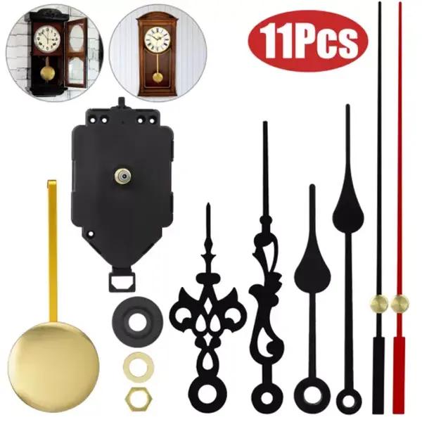 Replacement Quartz Clock Movement Mechanism DIY Repair Kit Tool Parts w/Pendulum 0
