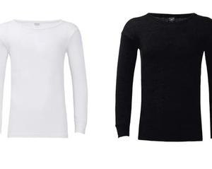 Findfashion Men's Long Sleeves Crew Neck Winter Warm Thermal T-Shirt Top For Male Winter Wear Warm Thermal T-Shirt Top For Male