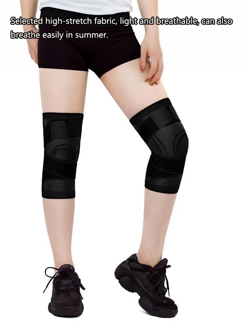 Product Introduction of 1pc Breathable Compression Knee Brace for Sports, Gym, Hiking, And Joint Support - High Elastic Knee Pad for Fitness 2
