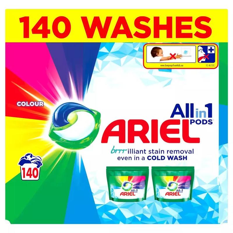 Ariel Pods Platinum + Febreze Stain Remover Detergent Pack 100 for Household Cleaning 6