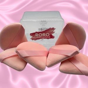 RoRo Cosmetics - Powder Puff 6 Pack & Storage Box