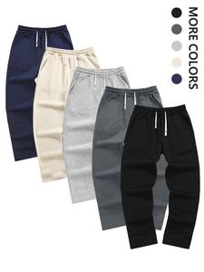 Men's Pants, Casual Comfy Loose Trousers for Spring & Fall, Men's Bottoms for Daily Wear