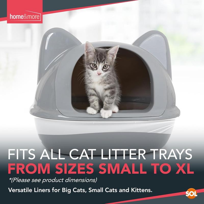 Product Introduction of 20pk Extra Large Cat Litter Tray Liners, 56x70cm, Leak Proof, Tear-Resistant, Easy Cleanup, Fit to Small to Large Tray  (PACK SIZE: 20 liners ( 2 x 10pk)) 7