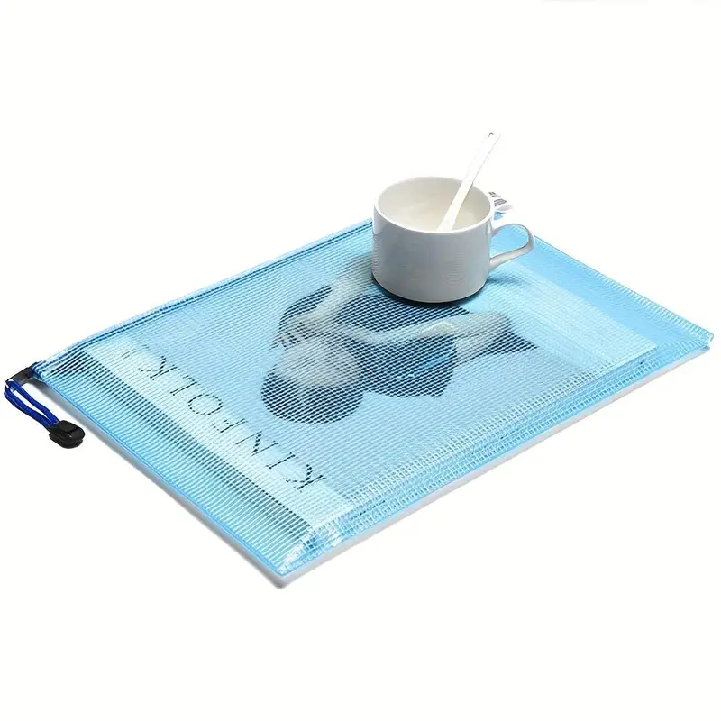 5pcs A4 Plastic Wallet File Folder, Zipper File 5pcs A4 Plastic Wallet Folder, Zipper File File Envelope Office Folder Pocket Bag File Envelope Folder Pocket 5 Colors 4