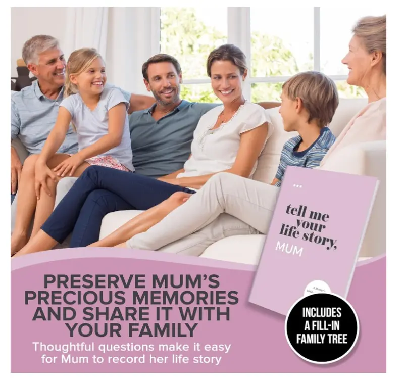 Tell Me Your Life Story, Mum: A Mother’s Guided Journal and Memory Keepsake Book (Tell Me Your Life Story Series Books) Paperback – 18 May 2021 1