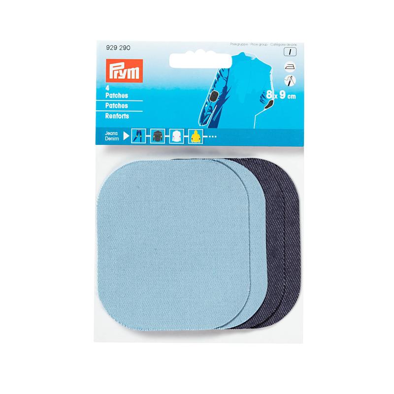Prym Iron On Denim/Jeans Patches 8 x 9cm 1