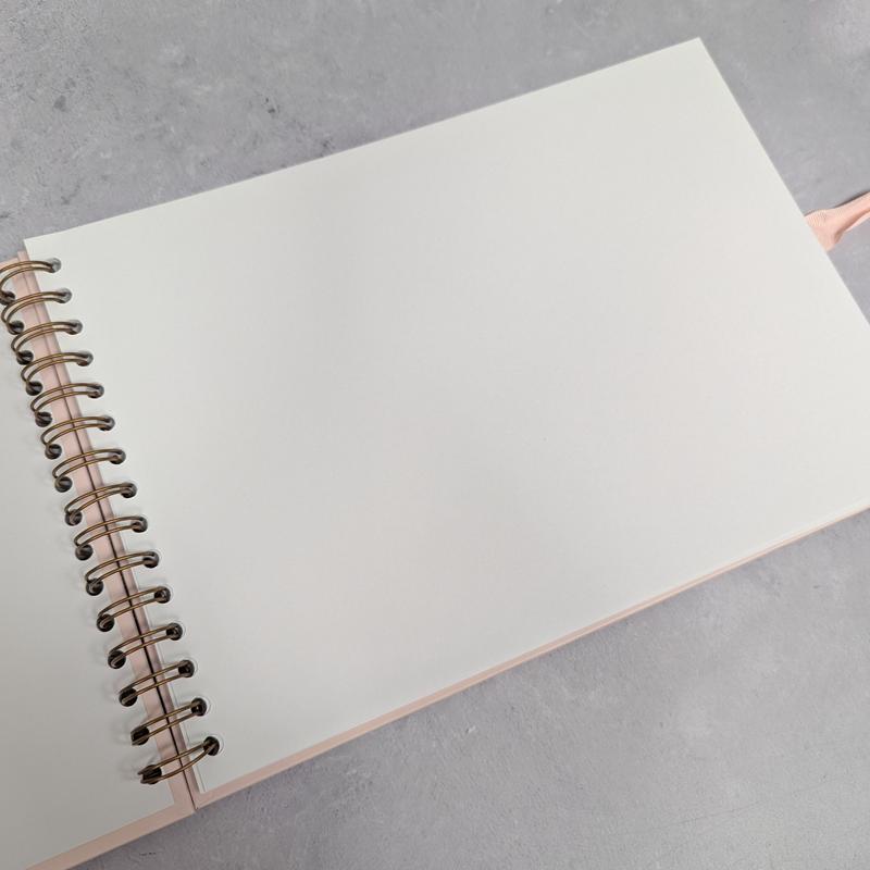 Bridal Shower A4 Scrapbook GuestBook - Pink Edition - Personalised 4
