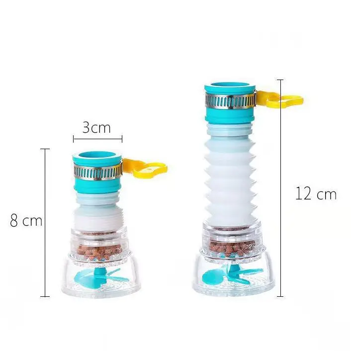 Universal Kitchen Faucet Splash Proof Head Spout Extender Filter Water Saver 5