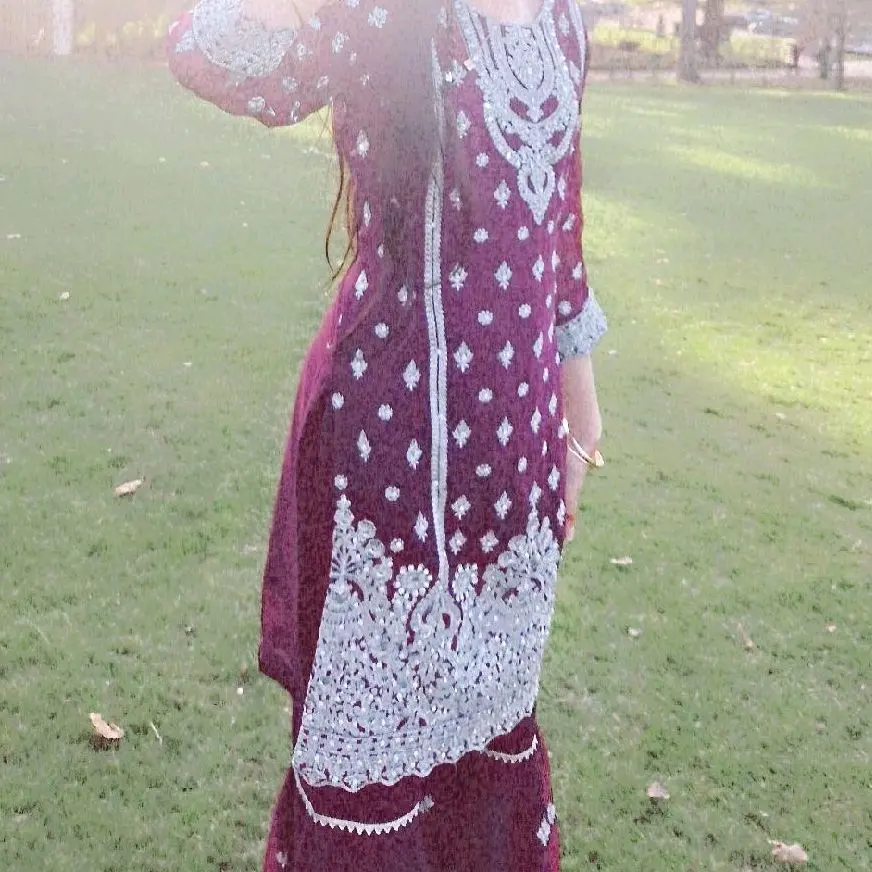 Kids Eid Collection- Chiffon Suit With Shalara