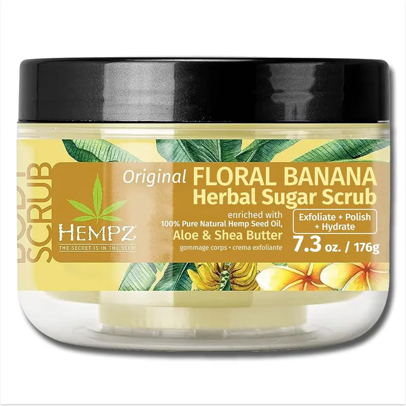 Hempz Original Herbal Floral & Banana Body Scrub 7.3 oz. 0