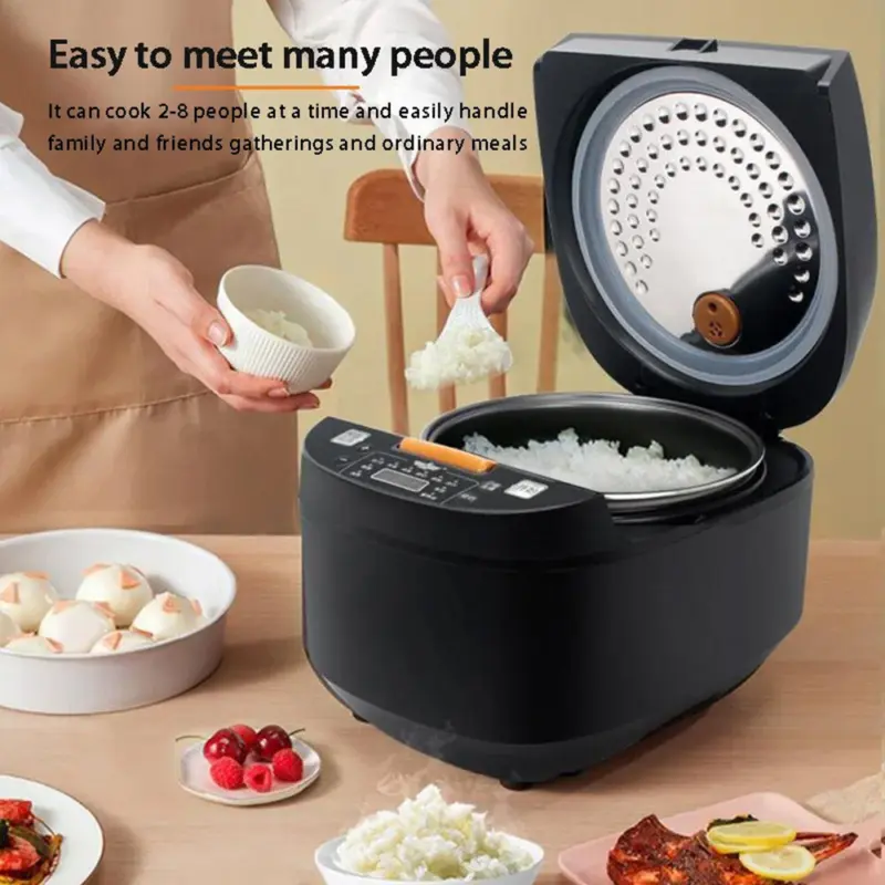 Multi-functional 5L Non-Stick Rice Cooker Appointment Timing Heating High-fire 3