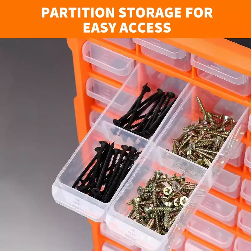 DIY Storage Organizer Unit Small Parts Craft Box Stationary Cabinet Multi Drawer 6