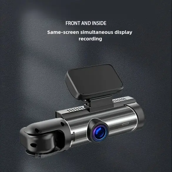 1080P Dual Lens Dash Cam with Night Vision Compact Car Security Cam – Front + Cabin View Loop Recording 8
