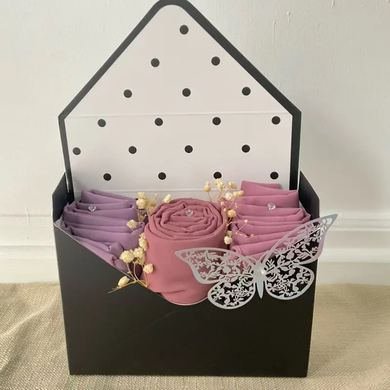 Chiffon / Jersey Hijab Envelope Gift Set for Women and Girls - Perfect Gift hijabs 2