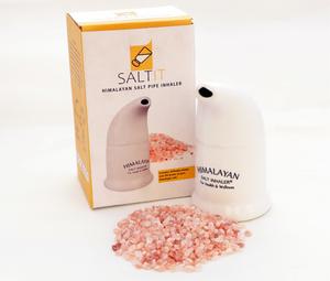 Himalayan Salt Pipe Inhaler Salt Theropy sleep   2 Salt Packs (1 Inside Box +1 X 120g FREE Extra) Offer Till Stocks End