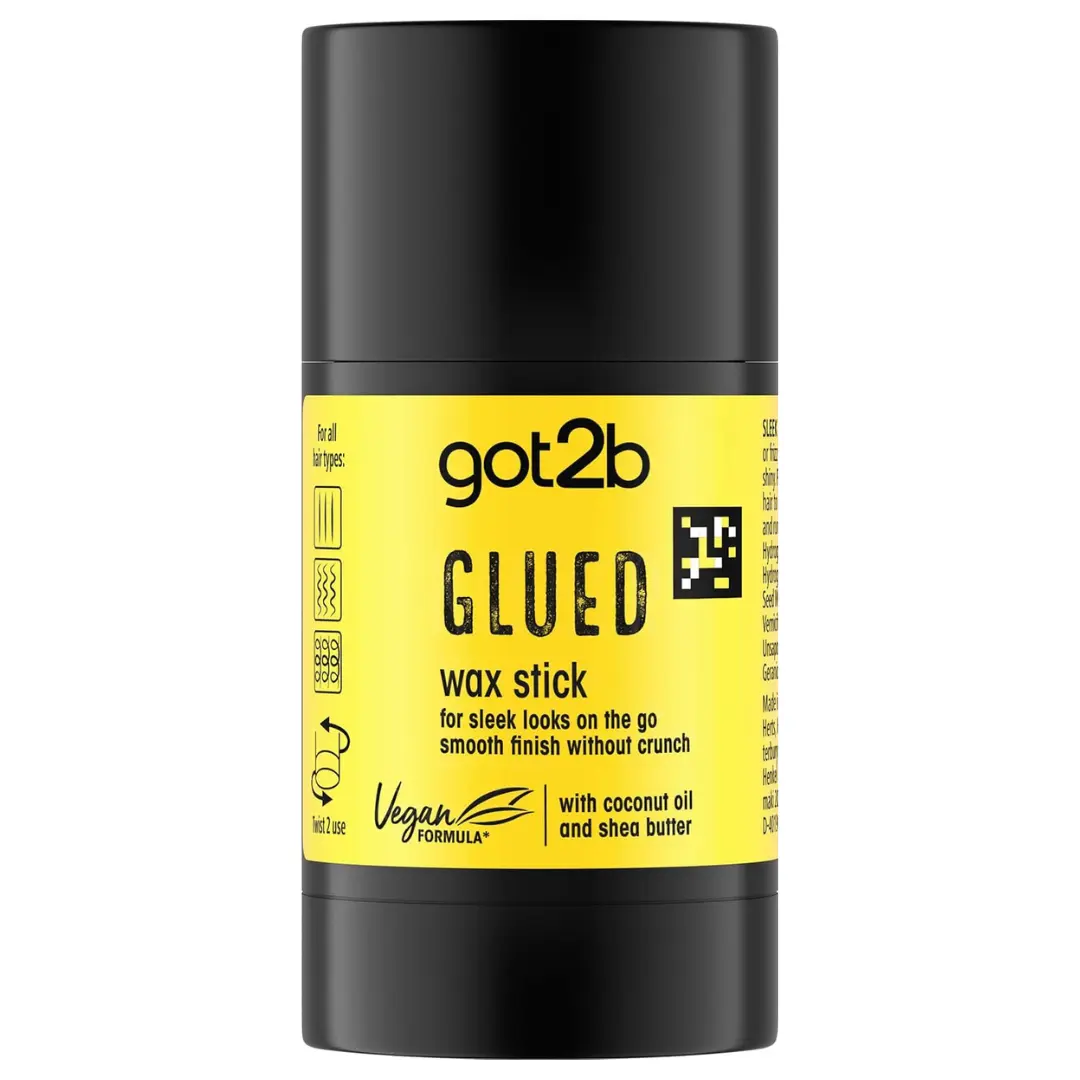 got2b Glued Wax Stick 50g - Long-Lasting Styling Wax Stick for Slick Looks On the Go - Haircare, Gel