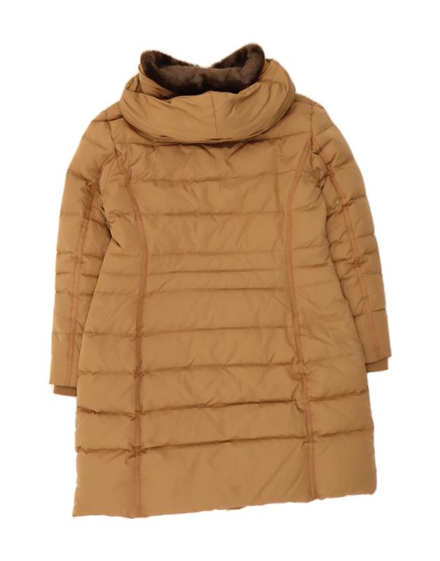 Pre-Owned Vintage ZARA Womens Hooded Padded Coat UK 20 2XL Brown 2