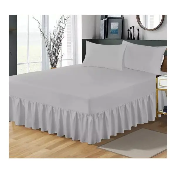Extra Deep Fitted Valance Sheet for Beds - Single, Double, King Size - Pillowcases Available 6