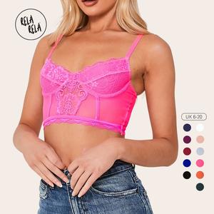 RELA RELA Lace Underwired Longline Bralette UK 6-20 Womenswear Elegance Underwear Comfort Everyday Style Outfit Tops