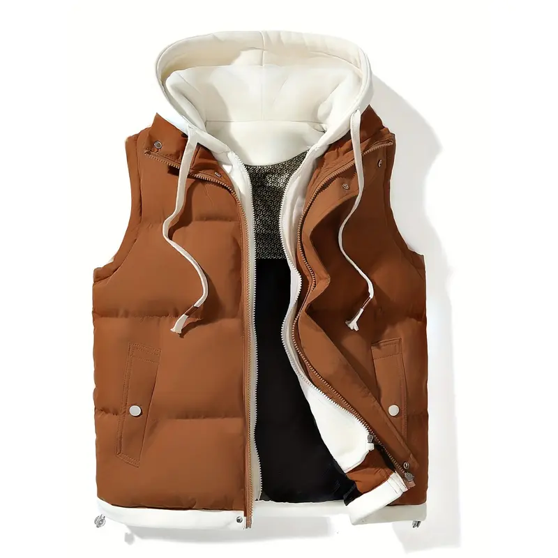 [Autumn Vest] Two-piece Set High-end Vest Jacket | New Autumn and Winter Fashion Brand Clothes for Men and Women 1