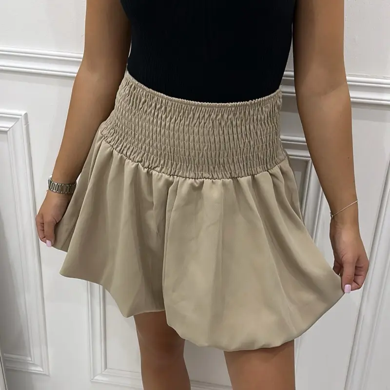 Women's Puffball Skirt with Shirred Waist - Perfect for Any Occasion - Womenswear, Bottom