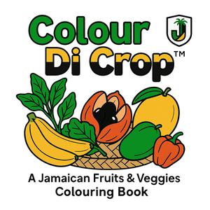Colour Di Crop -A Jamaican Fruits & Veggies colouring book human made family christmas gift